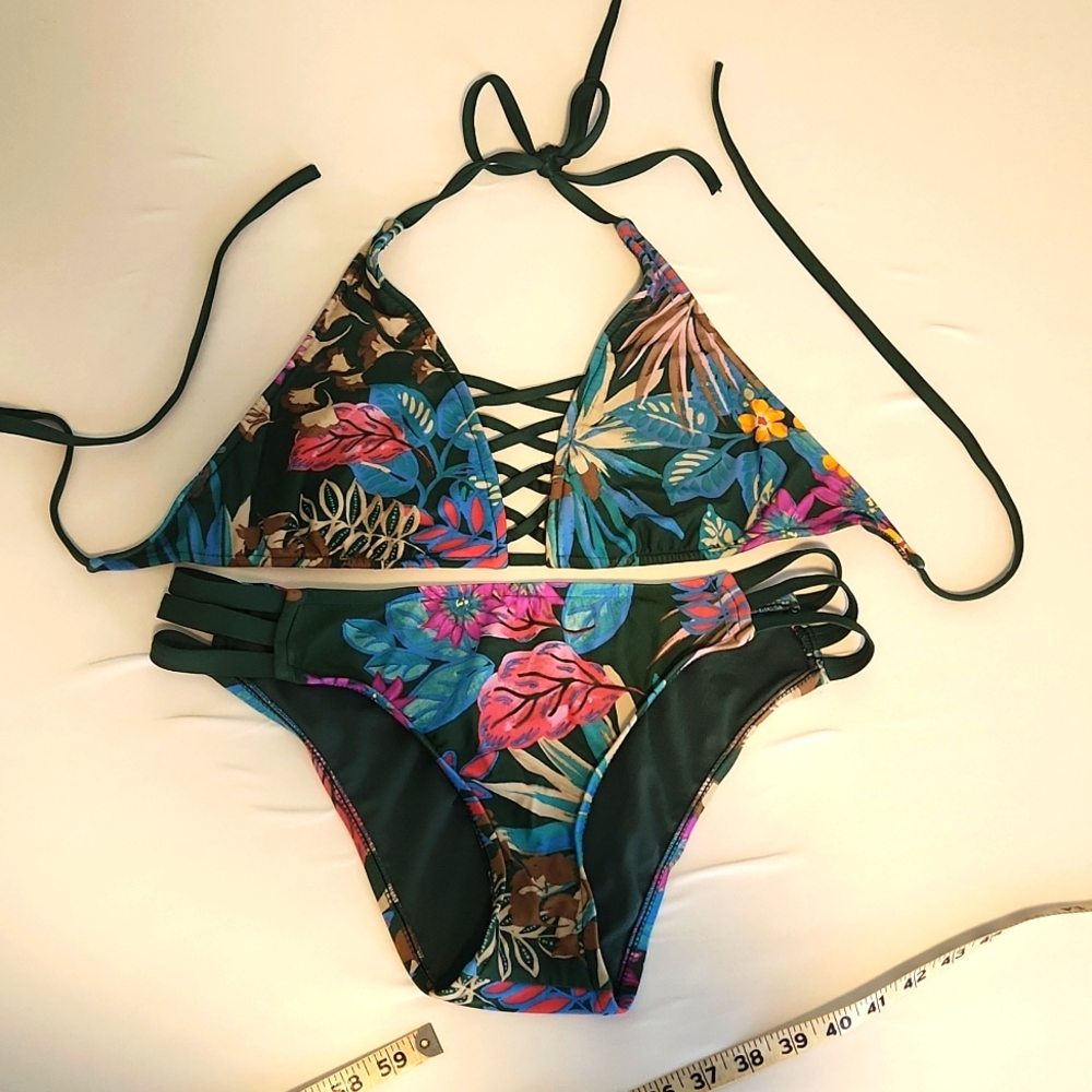 Tropical Print Bikini